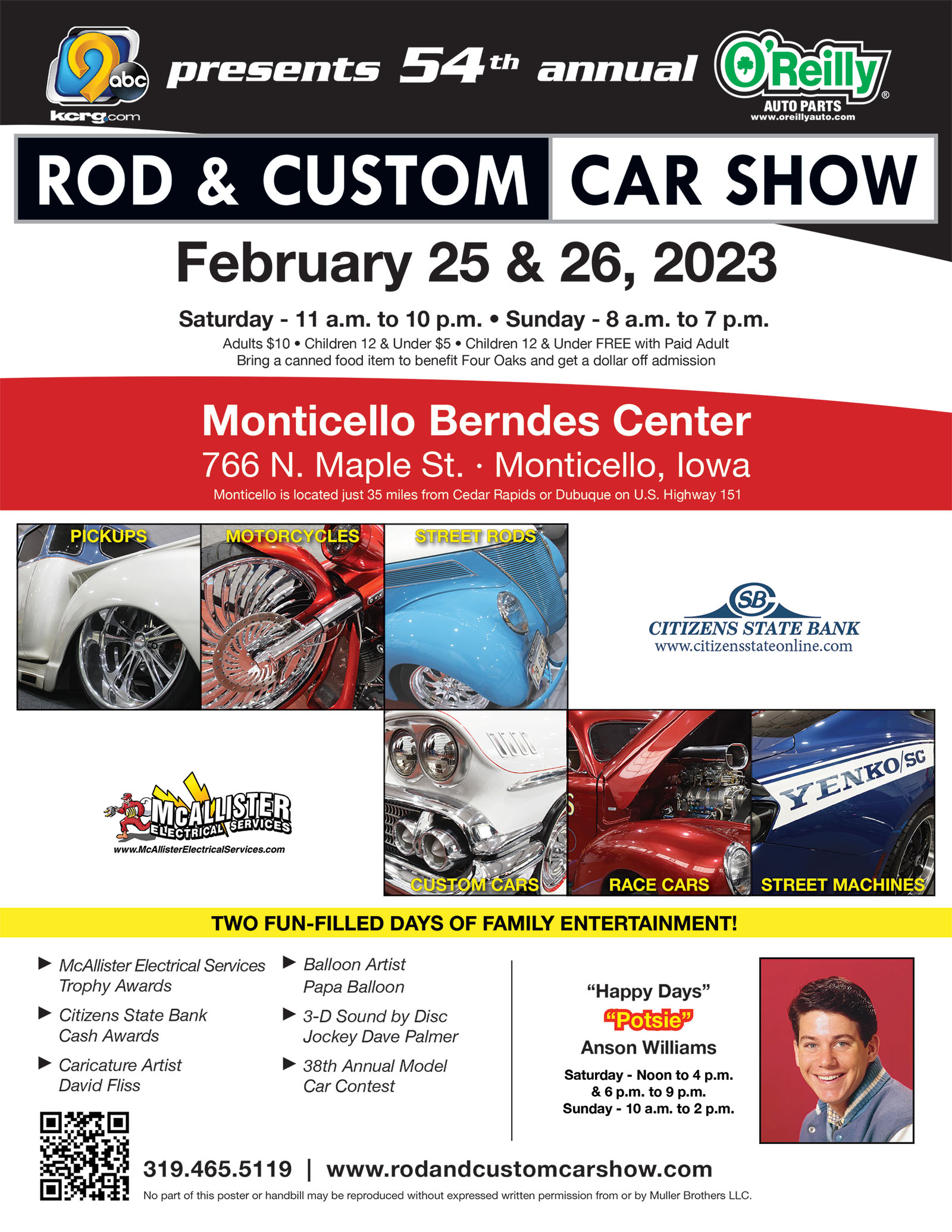 Rod and Custom Car Show Monticello Iowa February 27 & 28, 2021